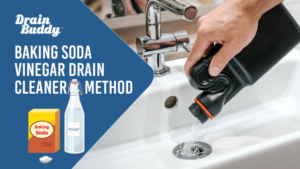 Baking Soda Vinegar Drain Cleaner Method– Drain Strain