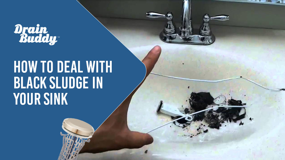 How to deal with black sludge in your sink.
