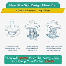 Drain Buddy Tub Ultra Flo 2-in-1 Tub Stopper and Hair Catcher