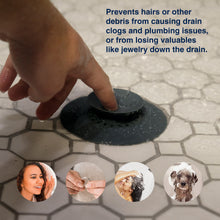 Silicone Bathtub Stopper and Kitchen Sink Strainer - 2 Pack.