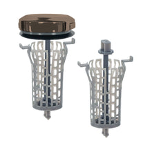 Drain Buddy Sink Ultra Flo 2-in1 Sink Drain Stopper & Hair Catcher W/ 1 Replacement Basket