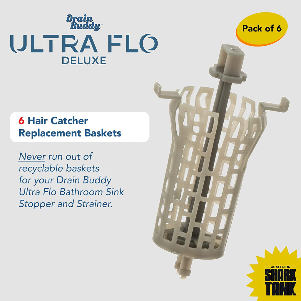 Renew Your Sink: 6-Pack Replacement Baskets for Bathroom